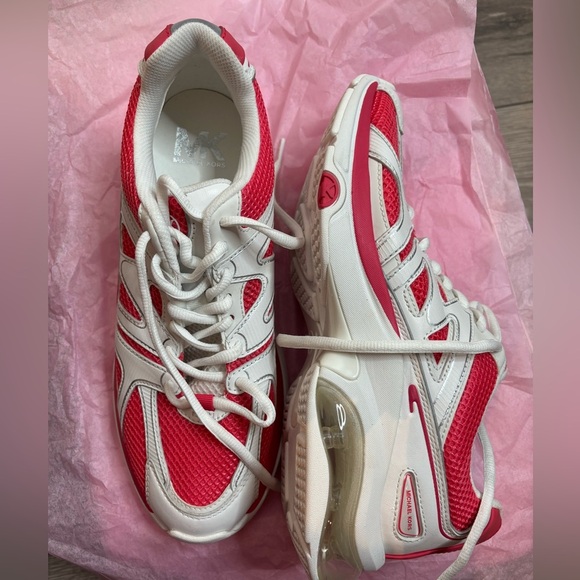 Brand new michael kors sneakerss mesh and leather trainer 9.5 No box ! - Picture 3 of 10